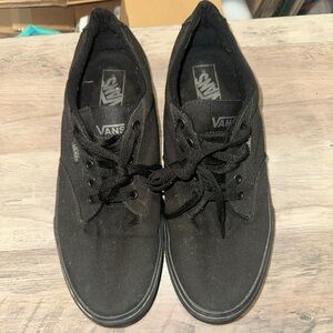Vans Men's Black Canvas Sneakers